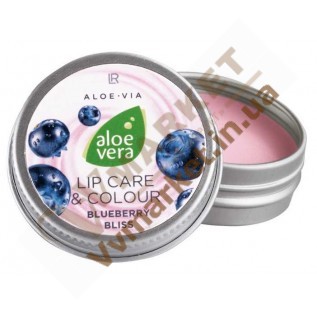 Aloe Vera Бальзам для губ с черникой (Aloe Vera Lip Care), 10 мл, LR с доставкой вся Украина